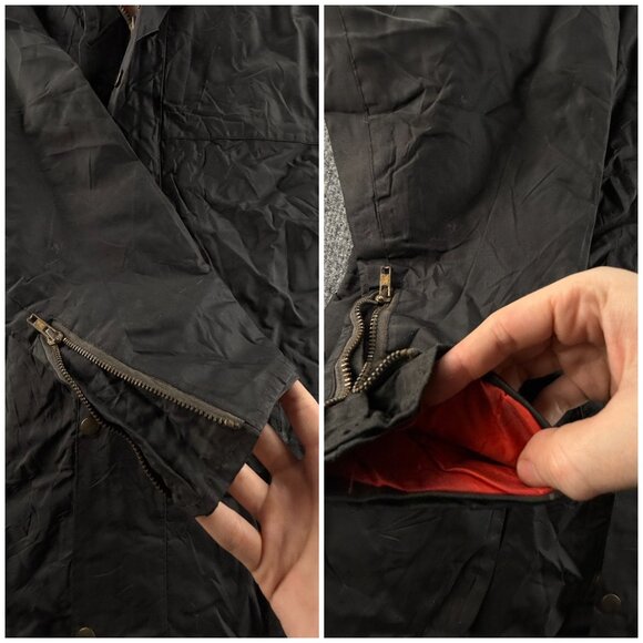 Belstaff International Trialmaster Twofifty Black England Made Nylon Long Waxed - Picture 11 of 16